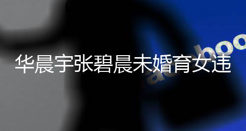碧晨吗公开宇张育女以落原因华晨户吗华未婚违法谈不女可晨宇生子非婚