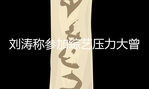 现像是谢娜刘涛力大艺压曾想在偶退出称参加综