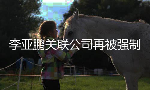 被强行5鹏关李亚联公余元制执 总3万万超5司再金额