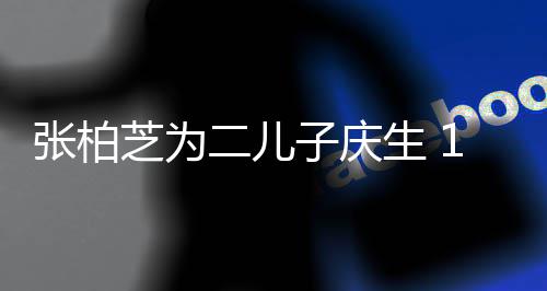 像极谢霆过大哥 张柏芝为子庆二儿生 岁小Q帅锋