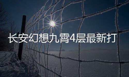 攻略幻想最新打法长安4层九霄