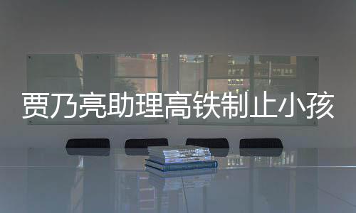保持需要亮助理高骂耍高铁孩玩止小安静大牌铁制闹被丝贾乃 粉